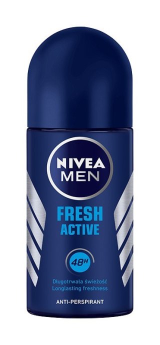Nivea Antyperspirant w Kulce Fresh Active Roll-on Kulka dla Mężczyzn 50 ml