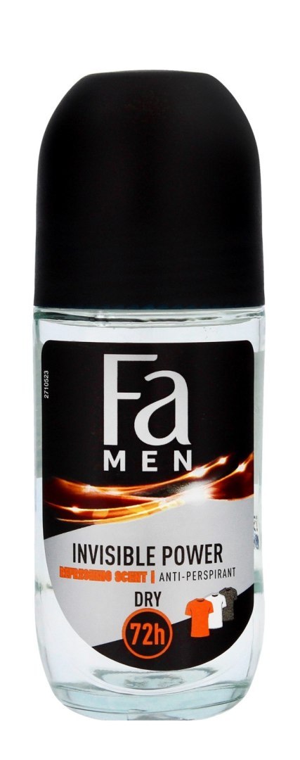 FA Schwarzkopf FA Xtreme Invisible Power 72h Dezodorant Roll-on Antyperspirant dla Mężczyzn 50 ml