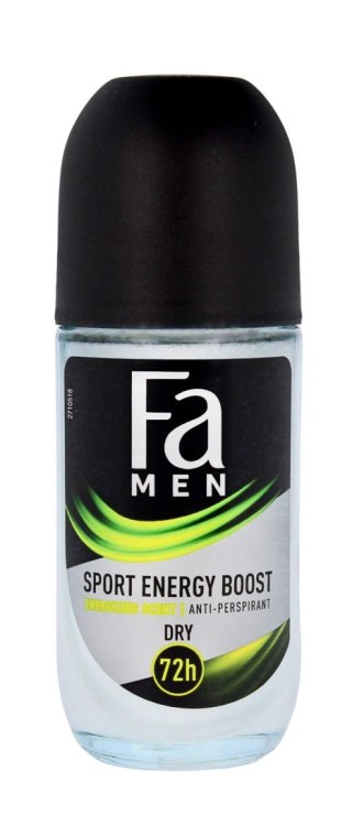 FA Schwarzkopf FA Xtreme Sport Energy Boost 72h Dezodorant w Kulce Roll-on Kulka dla Mężczyzn 50 ml