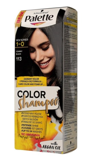 Palette Color Shampoo szampon koloryzujący nr 1-0 (113) Czarny 1 op.