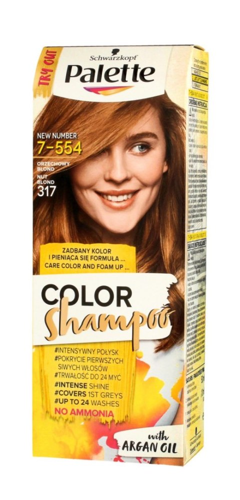 Palette Color Shampoo szampon koloryzujący nr 317 Orzechowy Blond 1 op.