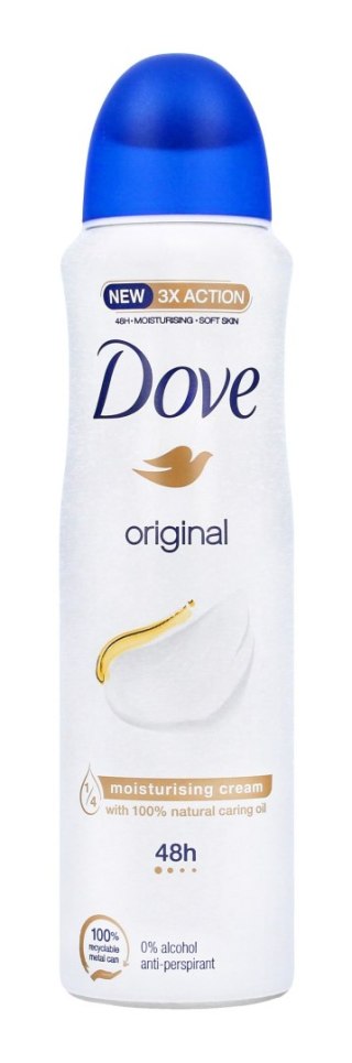 Dove Original Antyperspirant Damski w Sprayu 150 ml
