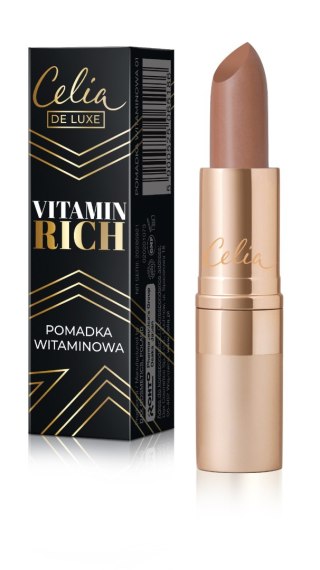 Celia de Luxe Pomadka do Ust Nawilżająca Vitamin Rich nr 02 3.5 g