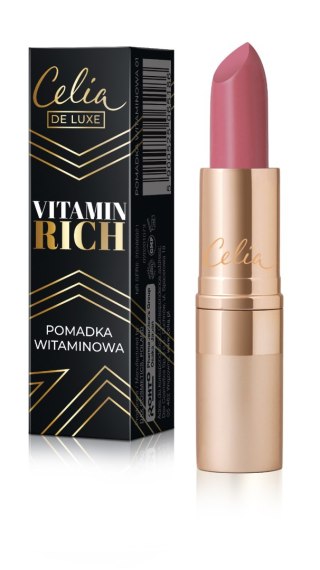 Celia de Luxe Pomadka do Ust Nawilżająca Vitamin Rich nr 03 3.5 g
