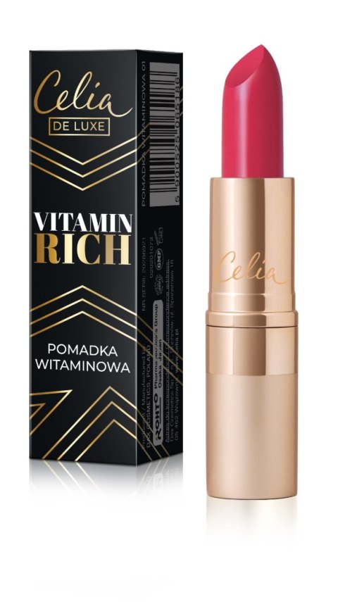 Celia de Luxe Pomadka do Ust Nawilżająca Vitamin Rich nr 04 3.5 g
