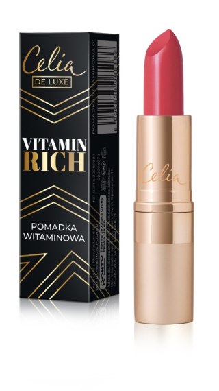 Celia de Luxe Pomadka do Ust Nawilżająca Vitamin Rich nr 05 3.5 g