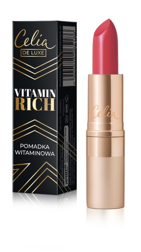 Celia de Luxe Pomadka do Ust Nawilżająca Vitamin Rich nr 05 3.5 g