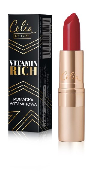 Celia de Luxe Pomadka do Ust Nawilżająca Vitamin Rich nr 06 3.5 g