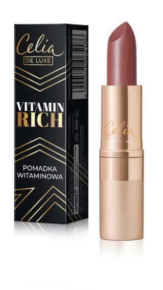 Celia de Luxe Pomadka do Ust Nawilżająca Vitamin Rich nr 07 3.5 g