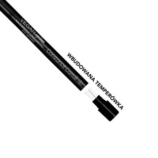 Constance Carroll Vegan Eyeliner Wodoodporny z Temperówką 01 Black