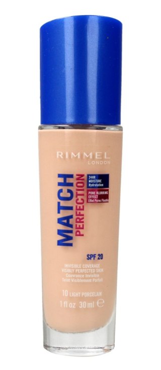 Rimmel Podkład Match Perfection nr 10 Light Porcelain 30 ml