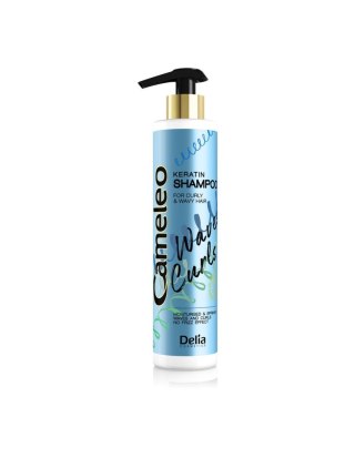 Delia Cosmetics CAMELEO FALE LOKI szampon keratynowy do włosów kręconych i falowanych 250 ml