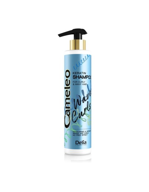 Delia Cosmetics CAMELEO FALE LOKI szampon keratynowy do włosów kręconych i falowanych 250 ml