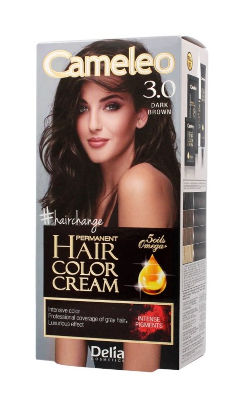 Delia Cosmetics CAMELEO OMEGA farba permanentna 3.0 Dark Brown
