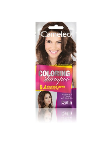 Delia COSMETICS CAMELEO szampon koloryzujący nr 5.4 Kasztanowy Brąz 40 ml