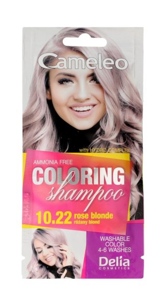 Delia Cosmetics Cameleo szampon koloryzujący nr 10.22 Różany Blond 40 ml