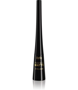 Delia Cosmetics Shape Master Eyeliner Matowy w Płynie Perfect Matte - Black 4 ml