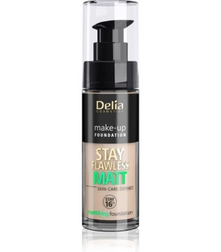 Delia Cosmetics Podkład Matujący Stay Flawless Matt 16H nr 405 Peach Natural 30 ml