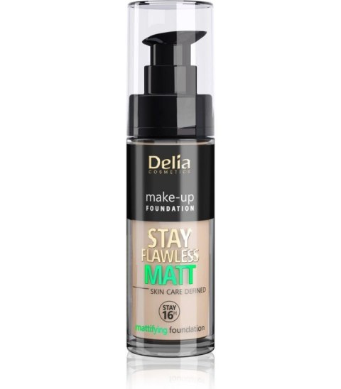 Delia Cosmetics Podkład Matujący Stay Flawless Matt 16H nr 405 Peach Natural 30 ml