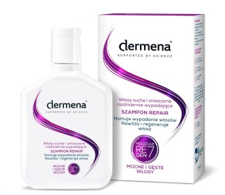 Dermena Supported By Science szampon Repair do włosów suchych, zniszczonych i wypadających 200 m