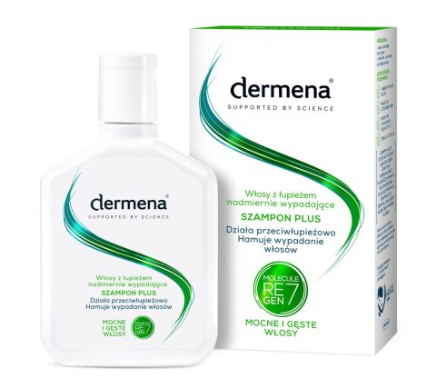 Dermena Hair Care Plus szampon przeciwłupieżowy hamujący wypadanie włosów 200 ml
