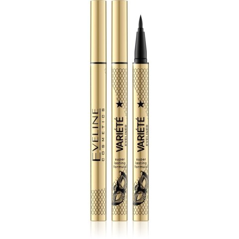 Eveline Eyeliner Wodoodporny w Pisaku Variete - Czarny