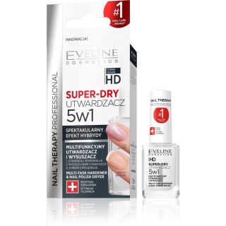 EVELINE KOLOROWKA EVELINE Nail Therapy Utwardzacz i wysuszacz do paznokci 5w1 Super-Dry 12 ml