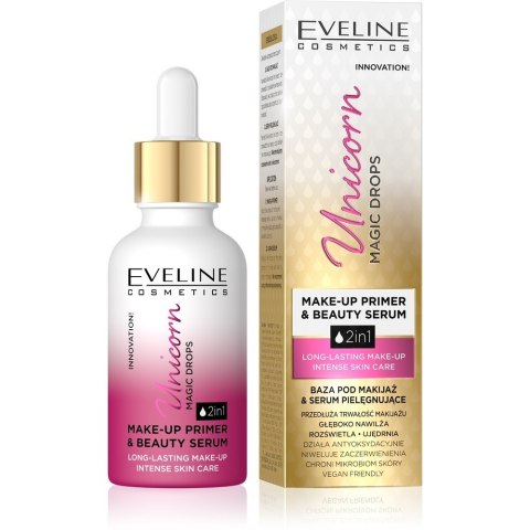 Eveline Baza-Serum Pielęgnujące pod Makijaż 2w1 Unicorn Magic Drops 30 ml