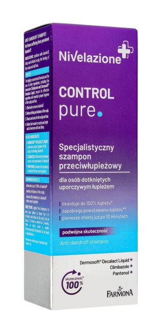 Farmona NIVELAZIONE Control Pure specjalistyczny szampon przeciwłupieżowy 100 ml