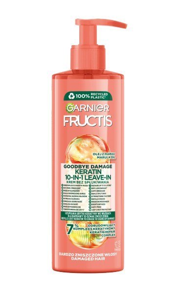 Garnier Fructis Goodbye Damage krem-odżywka 10w1 do włosów bardzo zniszczonych 400 ml