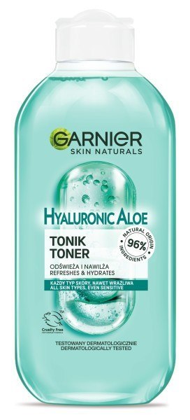 Garnier Skin Naturals Hyaluronic Aloe tonik odświeżający 200 ml