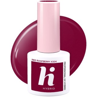 Hi Hybrid lakier hybrydowy Choco & Latte #204 Red Raspberry 5 ml