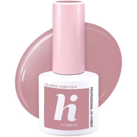 Hi Hybrid lakier hybrydowy Choco & Latte #214 Classic Nude 5 ml