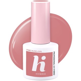 Hi Hybrid lakier hybrydowy Choco & Latte #215 Pink Nude 5 ml