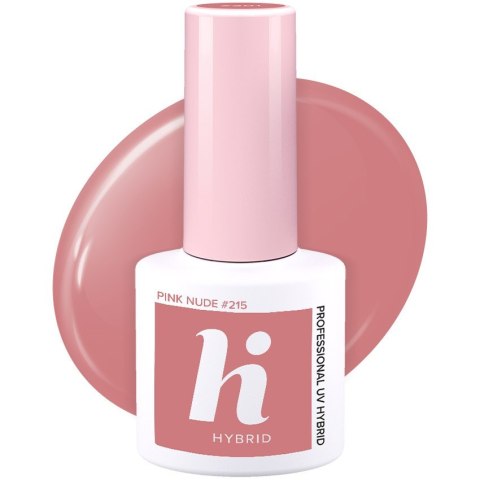 Hi Hybrid lakier hybrydowy Choco & Latte #215 Pink Nude 5 ml