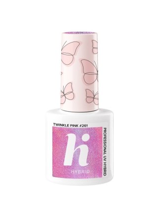Hi Hybrid lakier hybrydowy Butterfly #261 Twinkle Pink 5 ml