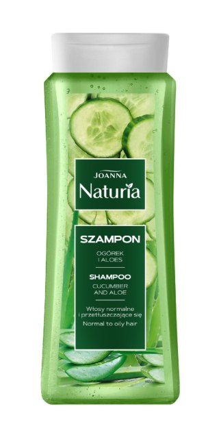 Joanna Naturia szampon do włosów normalnych i przetłuszczających się - ogórek i aloes 500 ml