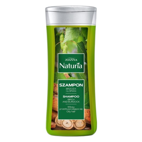 Joanna Naturia szampon do włosów przetłuszczających się - Brzoza i łopian 200 ml