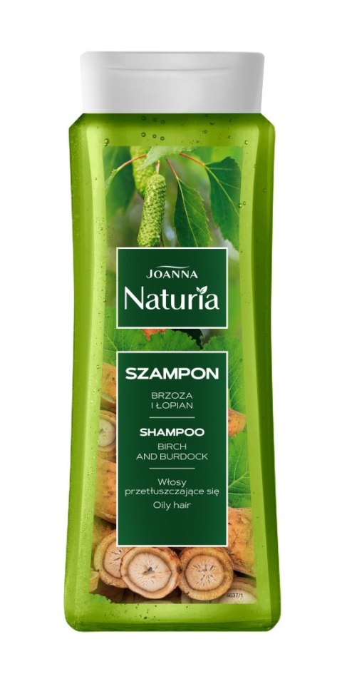 Joanna Naturia szampon do włosów przetłuszczających się - Brzoza i łopian 500 ml