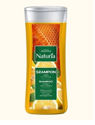 Joanna Naturia szampon do włosów suchych i zniszczonych - miód i cytryna 200 ml