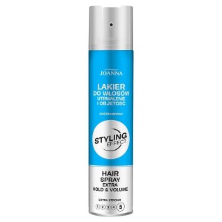 Joanna Styling Effect lakier do włosów utrwalenie i objętość - ekstramocny 250 ml