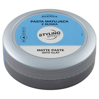 Joanna Styling Effect pasta matująca do włosów z glinką 100 g