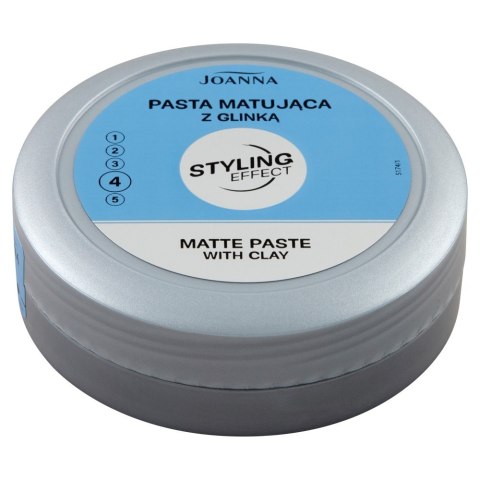 Joanna Styling Effect pasta matująca do włosów z glinką 100 g