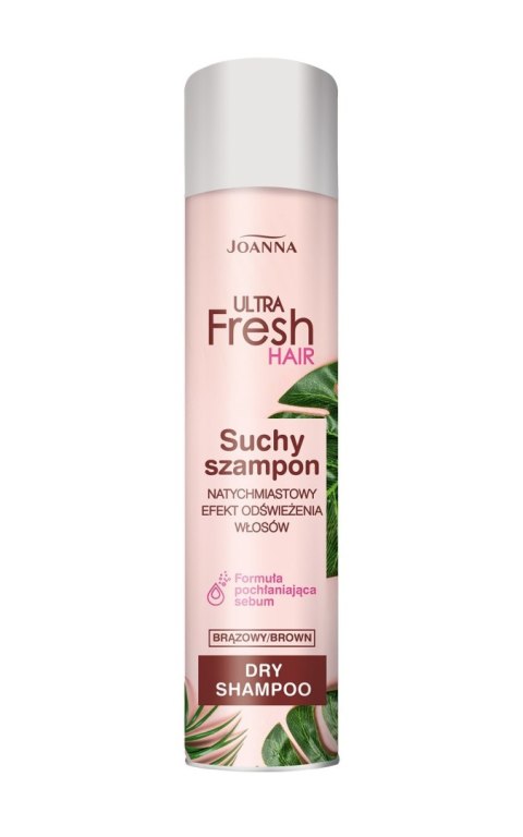 Joanna Ultra Fresh Hair suchy szampon Brown 200 ml