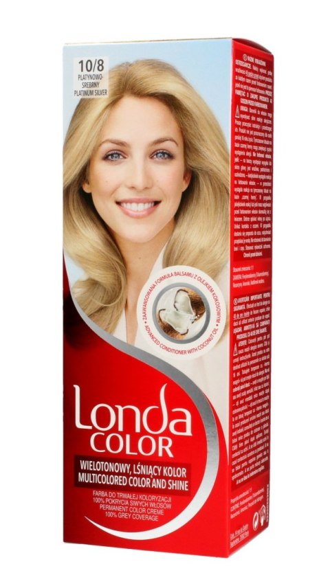 Londa WELLA Londacolor Cream farba do włosów nr 10/8 platynowo-srebrny 1 op.