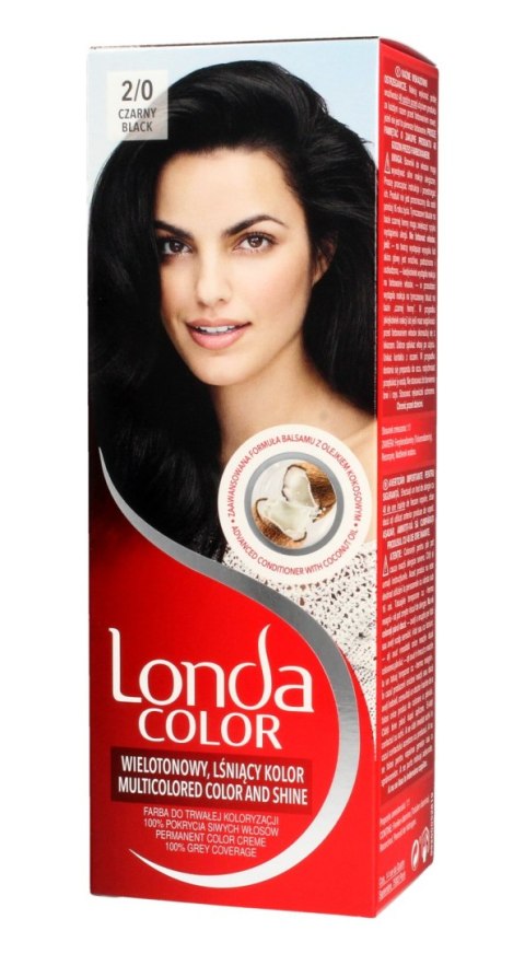Londa WELLA Londacolor Cream farba do włosów nr 2/0 czarny 1 op.