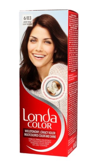 Londa WELLA Londacolor Cream farba do włosów nr 6/03 jasny brąz 1 op.