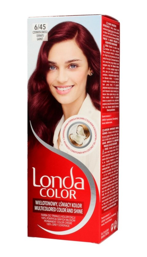 Londa WELLA Londacolor Cream farba do włosów nr 6/45 czerwień owocu granatu 1 op.