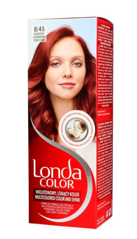 Londa WELLA Londacolor Cream farba do włosów nr 8/45 ognisto-czerwony 1 op.