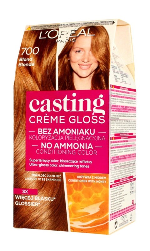 L'Oréal Paris Casting Creme Gloss krem koloryzujący nr 700 Blond 1 op.